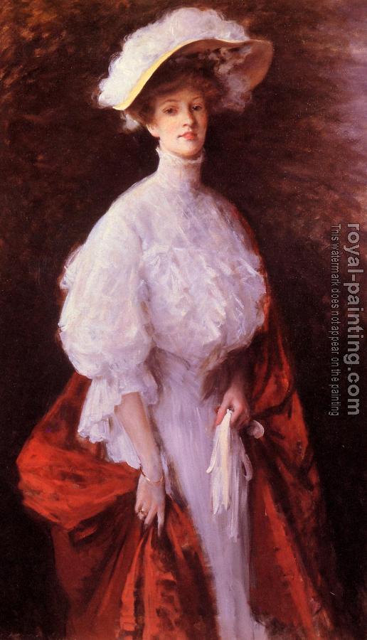 William Merritt Chase : Portrait of Miss Frances